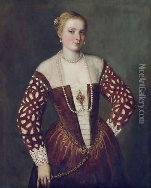 Portrait of a Woman Oil Painting - Paolo Veronese (Caliari)