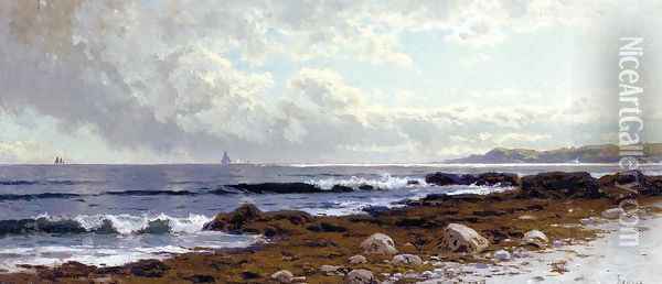 Along the Coast Oil Painting - Alfred Thompson Bricher