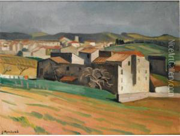 Ceret Oil Painting - Jean Hippolyte Marchand