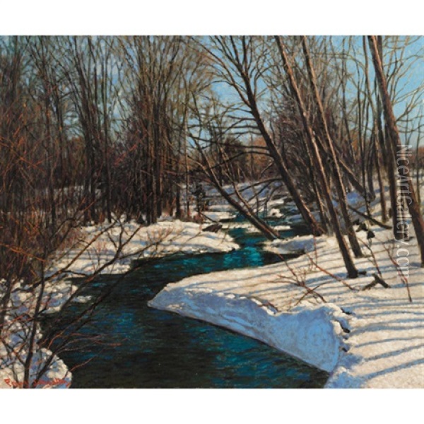 Afternoon Shadows Oil Painting - Francis Hans Johnston