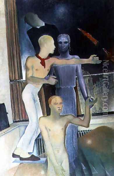 Fugue, 1931-32 Oil Painting - Glyn Warren Philpot
