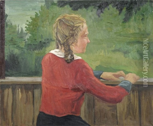 Sonja Oil Painting - Hanns Oehme