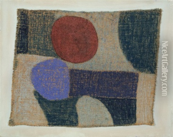 Noch Heiss, Und Fremd Einher Oil Painting - Paul Klee