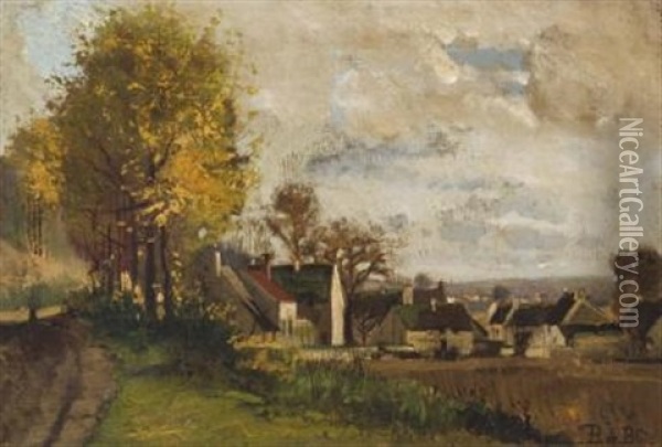 Country Landscape Oil Painting - Francois de Blois