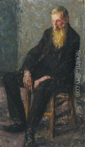 Portret Van Een Oudeman (ca. 1905) Oil Painting - Frits Van Den Berghe