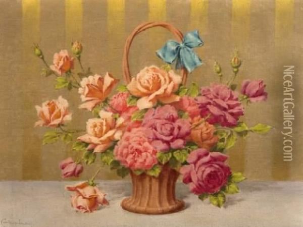Bouquet De Fleurs Oil Painting - Emmanuel Coulange-Lautrec