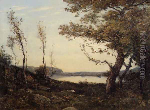 Landscape with Lake Oil Painting - Henri-Joseph Harpignies