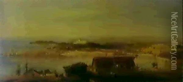 Sydney Cove Oil Painting - Conrad Martens
