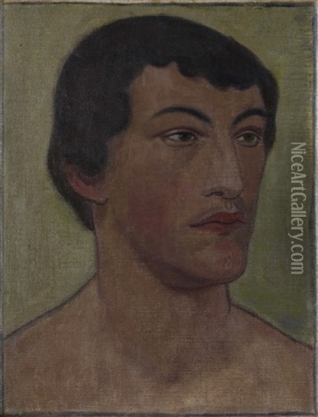 Portrait De Georges Artemoff Oil Painting - Eugene Zak