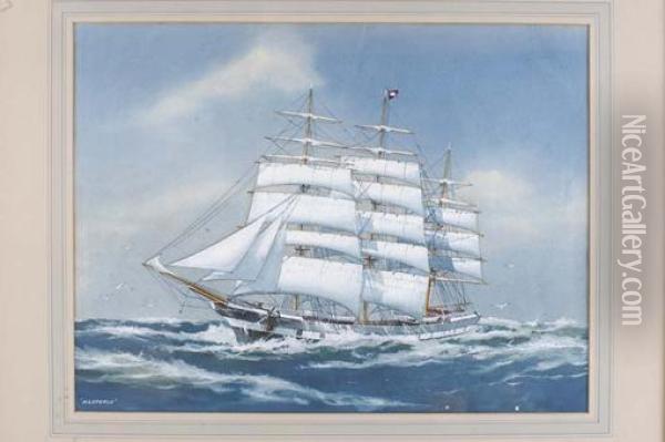 The Clipper Hesperus Oil Painting - William Minshall Birchall