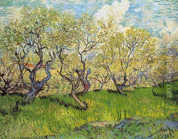 Orchard in Blossom I Oil Painting - Vincent Van Gogh