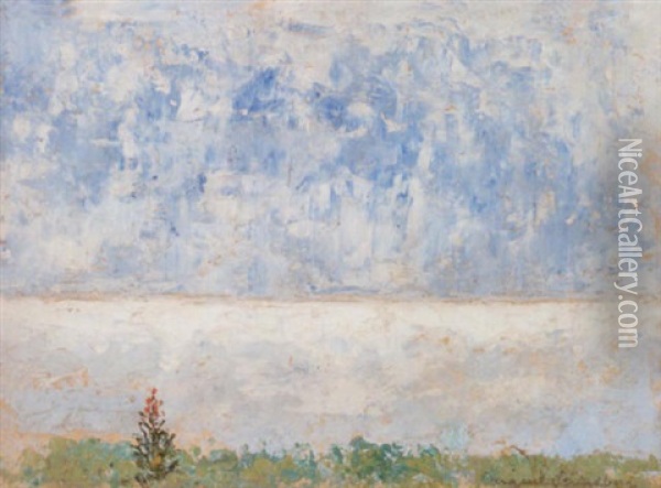 Den Ensamma Blomman Oil Painting - August Strindberg