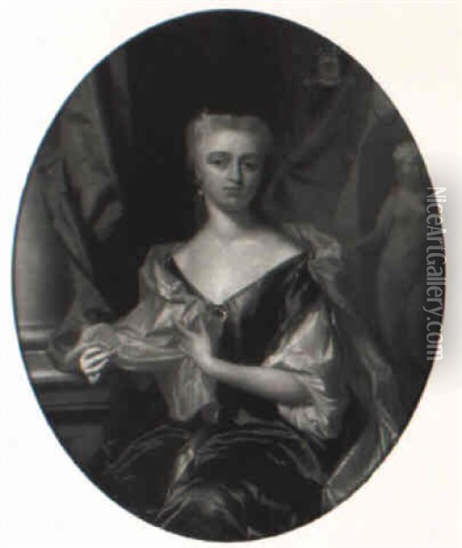 Portrait Of A Lady Oil Painting - Philip van Dyk