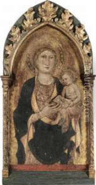 Madonna And Child Oil Painting - Mariotto Di Nardo