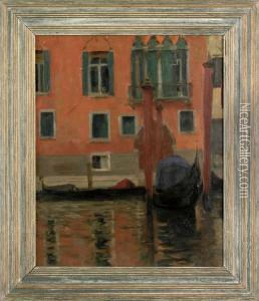 Venetian Scene Oil Painting - Eugene Lawrence Vail