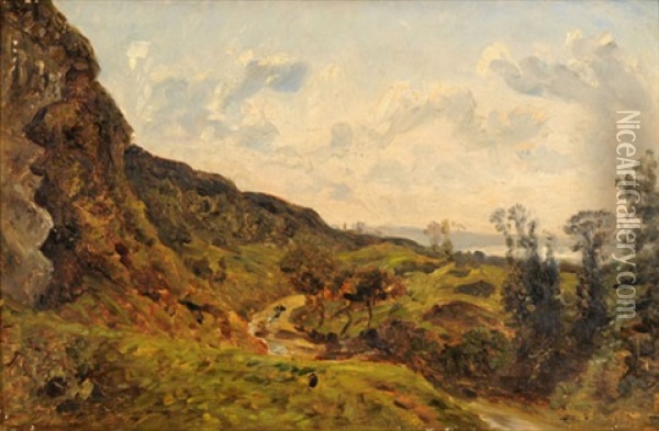 Franzosische Landschaft Oil Painting - Paul Huet