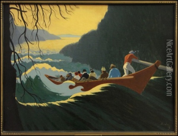 The Factor - En Voyage Oil Painting - Arthur Heming