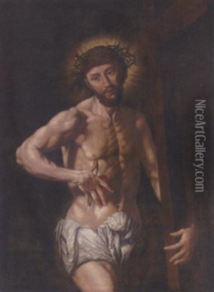 Christ The Redeemer Oil Painting - Jan Gossaert