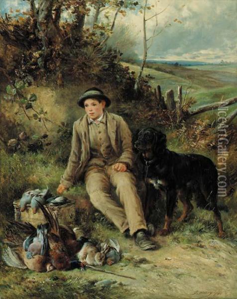 The Keeper's Boy Oil Painting - James Jnr Hardy