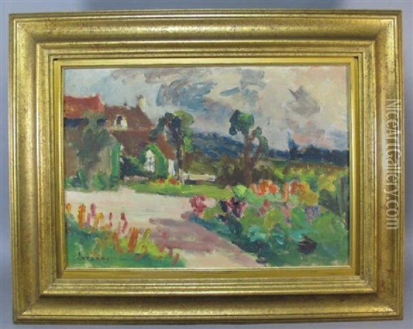 Le Jardin Oil Painting - Abel Louis Alphonse Lauvray