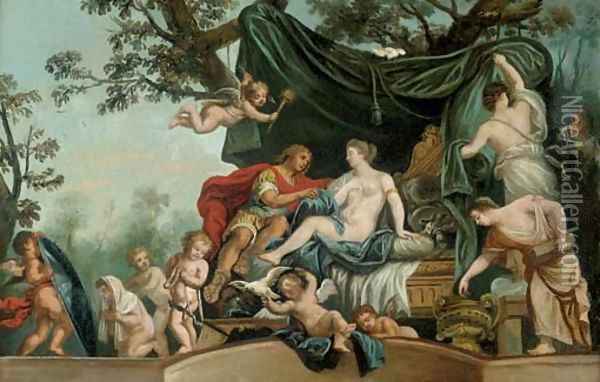 Venus and Mars Oil Painting - Gerard de Lairesse