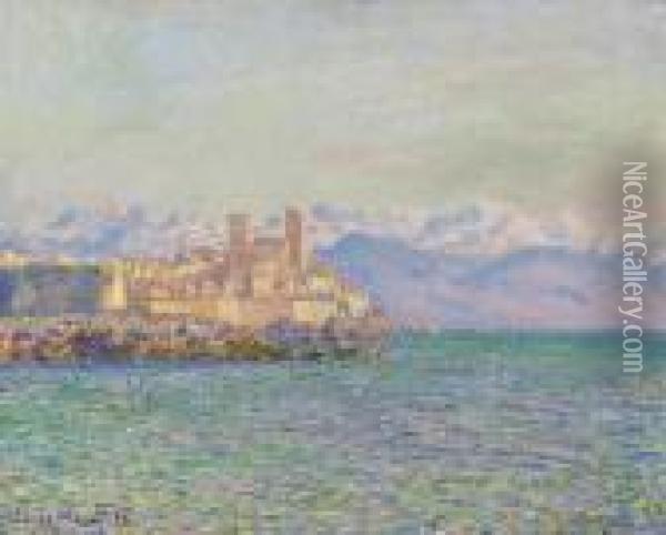 Antibes, Le Fort Oil Painting - Claude Oscar Monet