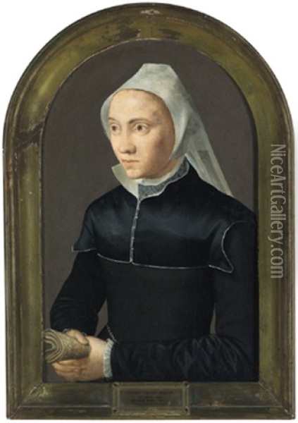 Bildnis Einer Jungen Frau Oil Painting -  Master of the 1540s