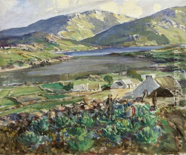 Cloud Shadows In The Rosses, Co Donegal Oil Painting - James Humbert Craig