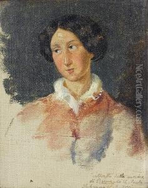 Portrait Of The Artist's Mother Oil Painting - Bernardo Celentano