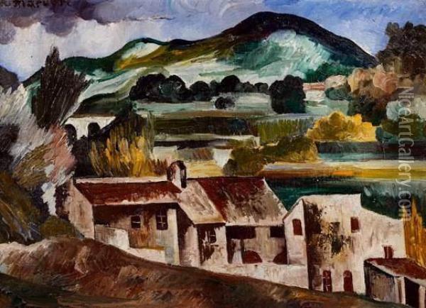 Paysage De Provence Oil Painting - Jean Du Marbore