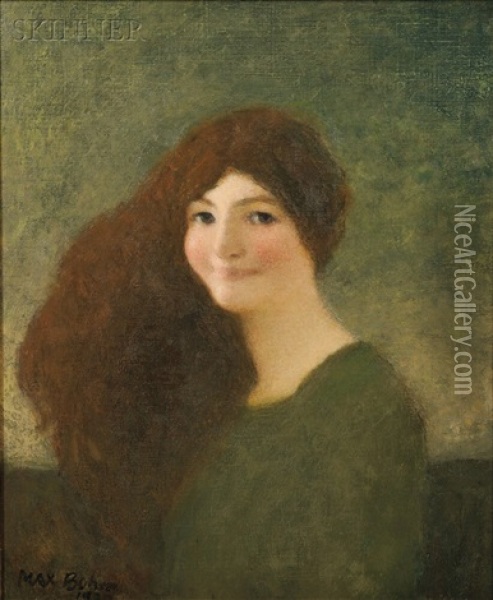 Gypsy Girl Oil Painting - Max Bohm