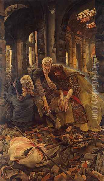 Inner Voices (or Christ Consoling the Wanderers) Oil Painting - James Jacques Joseph Tissot