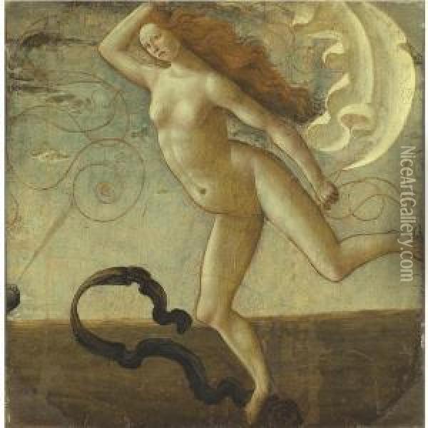 Fortune Oil Painting - Sandro Botticelli