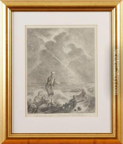 Ske Din Villjedarom I Himmelen Sa Ock Pa Jorden Oil Painting - Elias Martin