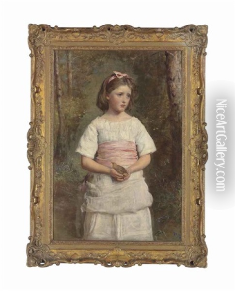 Dropped From The Nest Oil Painting - John Everett Millais