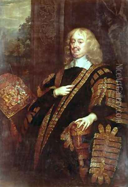 The Earl of Clarendon Lord High Chancellor Oil Painting - Sir Peter Lely
