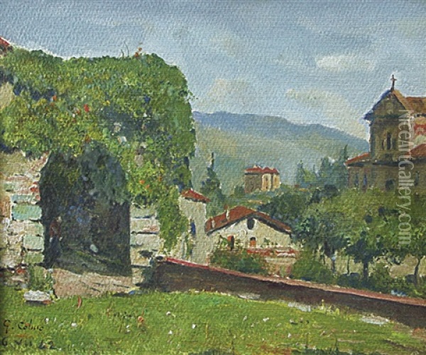 Luserna S. Giovanni Oil Painting - Giovanni Colmo