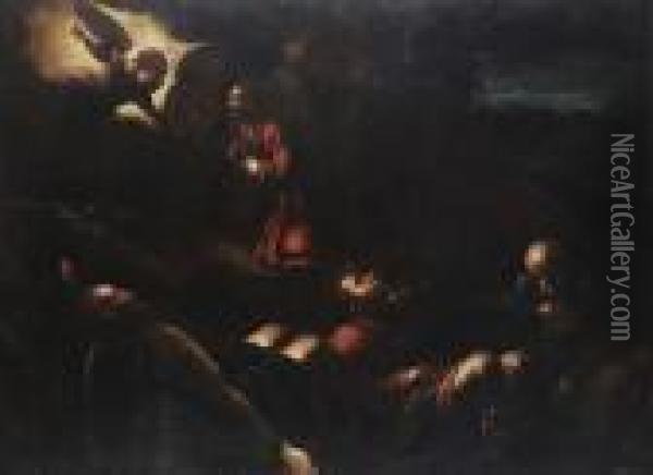 Gesu Nell'orto Oil Painting - Leandro Bassano