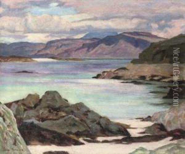 Iona Oil Painting - John Mckirdy Duncan
