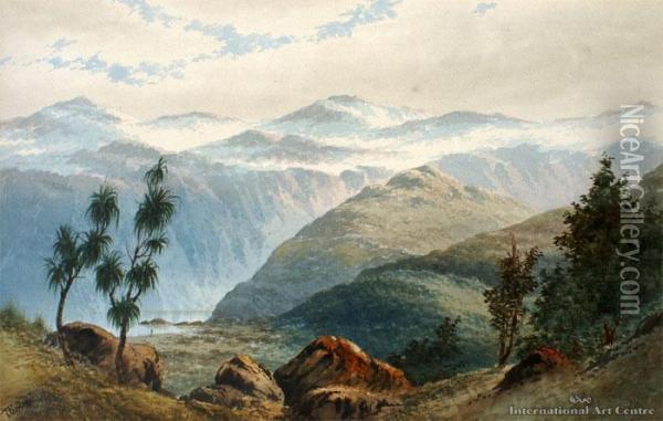 Southern Alps Oil Painting - Tom Peerless