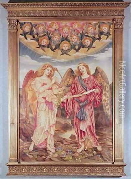 Angels Oil Painting - Evelyn Pickering De Morgan