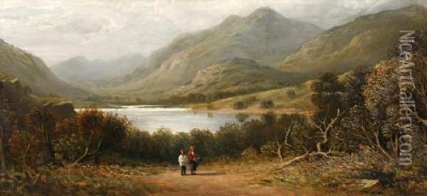 Loch Ness Oil Painting - Samuel Bough