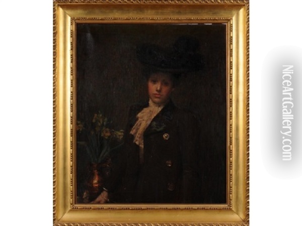 Mrs Ethel Marquis, Nee Peacock Oil Painting - John Lavery
