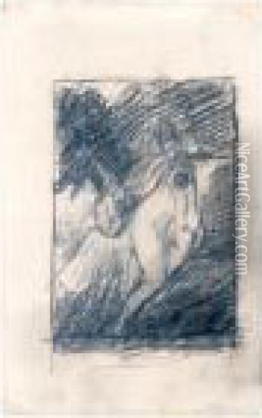 A Folio Of Figure Studies Oil Painting - George Romney