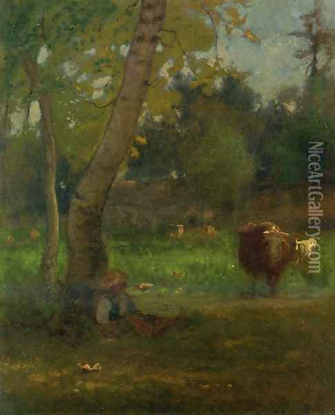 Near Montclair Oil Painting - George Inness