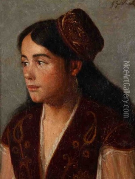 Jeune Juive Marocaine Oil Painting - Gustave Achille Guillaumet