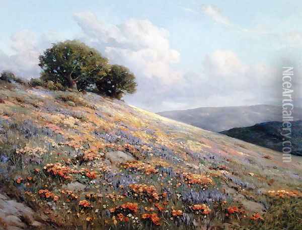 Summer Bloom 1920 Oil Painting - Bruce Crane