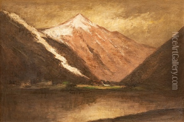 Horska Krajina Oil Painting - Laszlo Mednyanszky