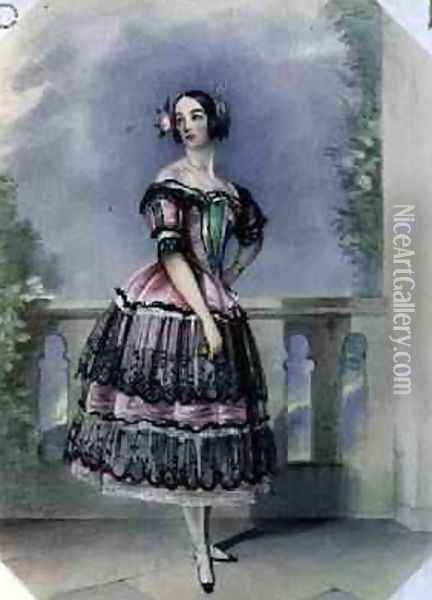 Pauline Duvernay 1813-94 Oil Painting - John Frederick Lewis
