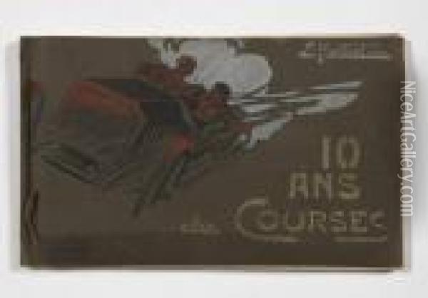 10 Ans De Courses , Les Marques Victorieuses 1897 -1907 Oil Painting - Ernest Montaut